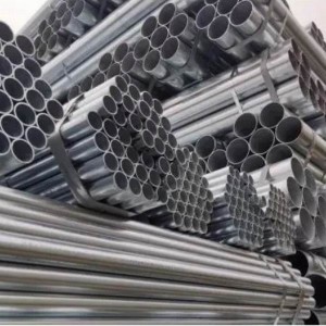 Fabricação de tubo de aço galvanizado por imersão a quente tubo gi tubo de aço pré-galvanizado ASTM 53 ASTM 106 API 5L