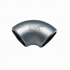 制造 ASME B16.9 ASTM A234 Wpb 接头 90d 45 D Sr Lr 碳钢弯头 8 英寸 Sch40