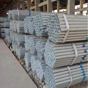 Fabricação de tubo de aço galvanizado por imersão a quente tubo gi tubo de aço pré-galvanizado ASTM 53 ASTM 106 API 5L