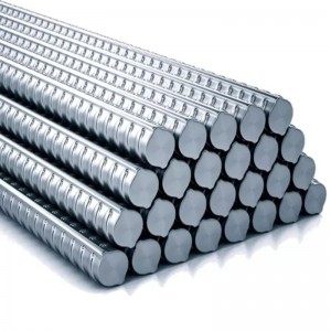 Herstellung von Eisen verformter Stahlstange Rod Grade 60 Ss400 S355 HRB335 HRB400 HRB500 warmgewalzter Stahlbewehrungsstab für den Hochbau